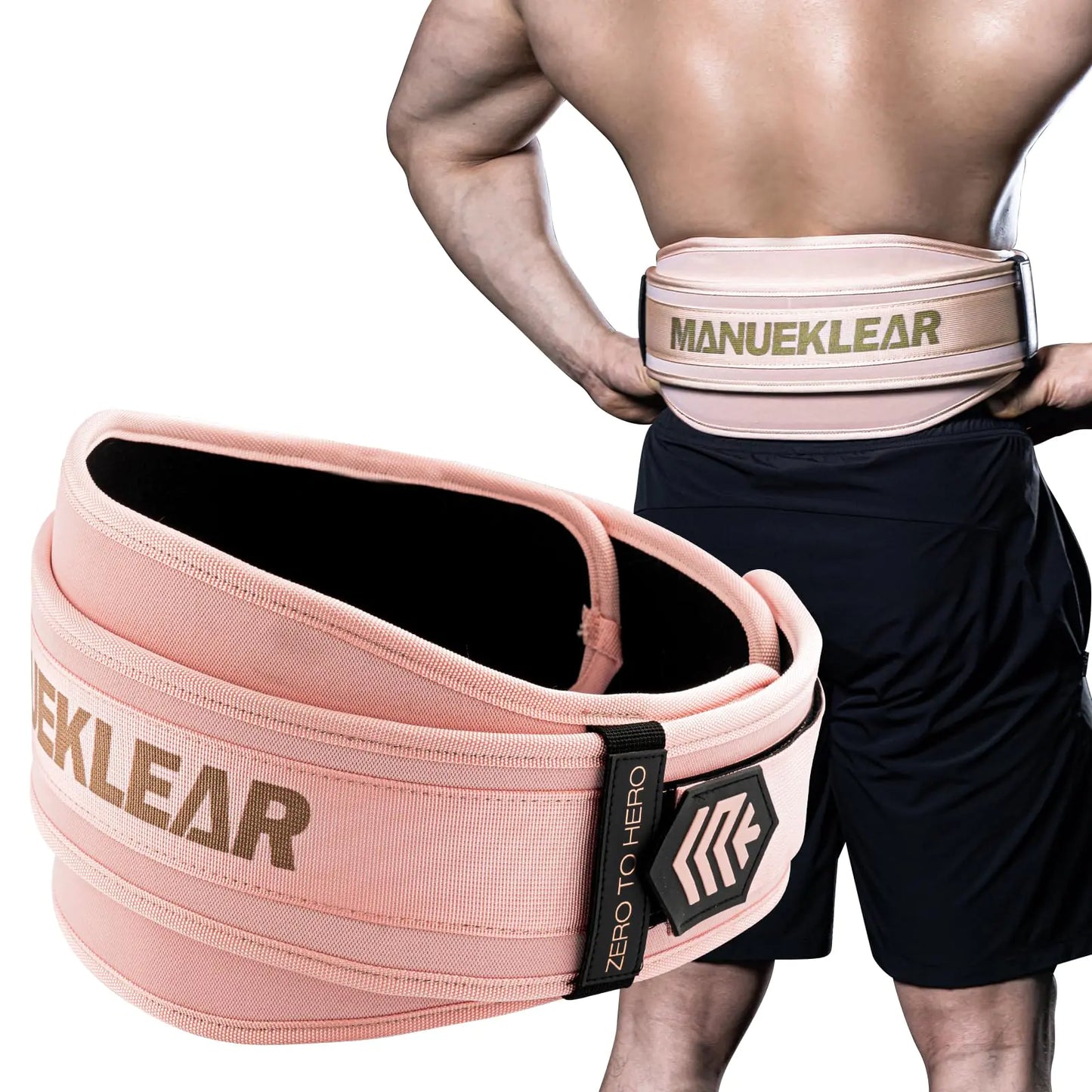 Weight Lifting Belt Lifting Belts for Women Men (Pink L(36-41inches))
