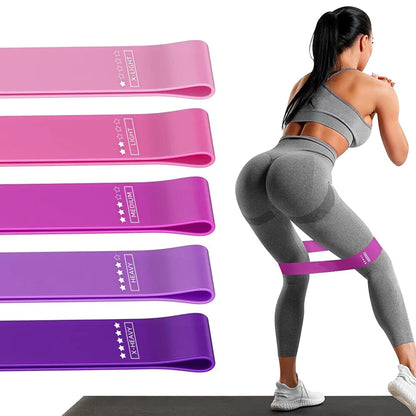 Resistance Loop Exercise Bands Exercise Bands for Home Fitness Stretching Strength Training Physical TherapyElastic Workout Bands Set of 5 (Assorted)