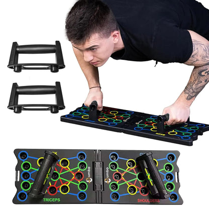 Push Up Board 9 in 1 Multi-function Foldable Push Up Bar Exercise