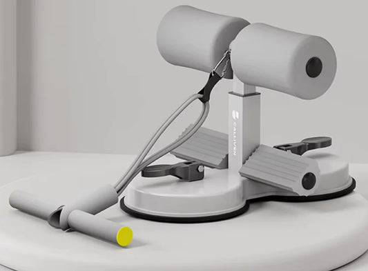 Sit-Up Assistant for Home Fitness with Suction Fixation